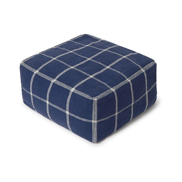 Poggiapiedi blu scuro Geo Block – Lorena Canals