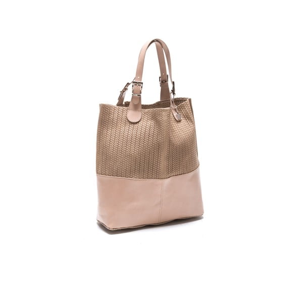 Kožená kabelka Roberta M. 848 Fango-image-2