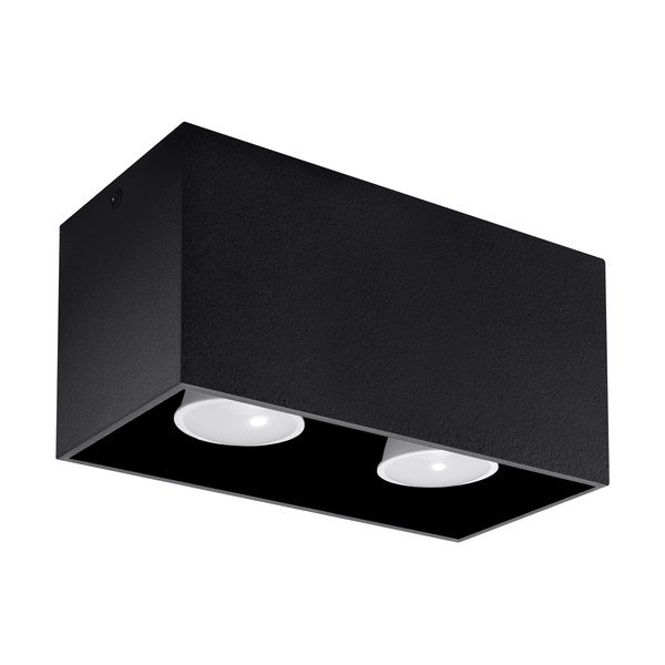 Apparecchio da soffitto nero Geo - Sollux