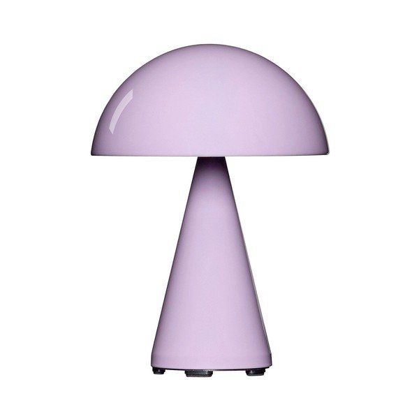 Lampada da tavolo dimmerabile a LED rosa chiaro (altezza 20 cm) Mush - Hübsch