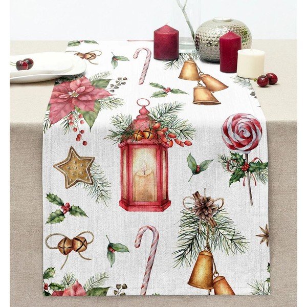 Runner a tema natalizio 45x140 cm Merry Christmas – Mila Home-image-1