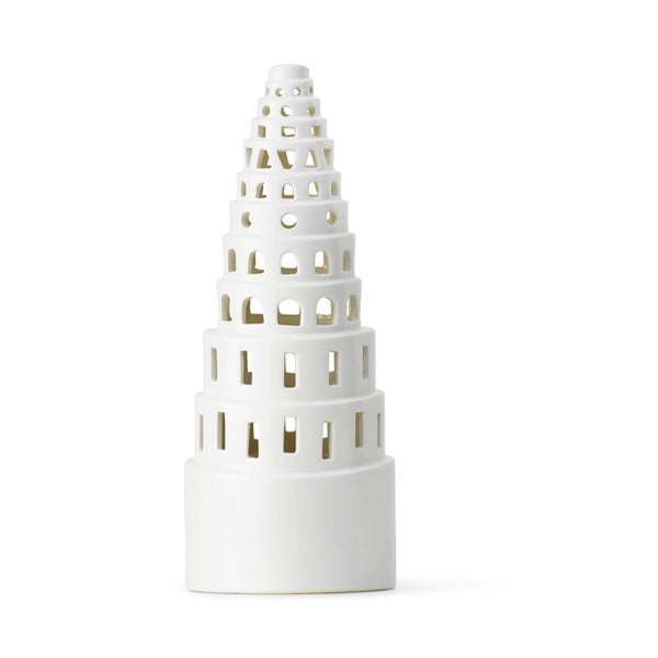 Portacandele natalizio in ceramica bianca Lighthouse, ø 9 cm Urbania Lighthouse High Tower - Kähler Design