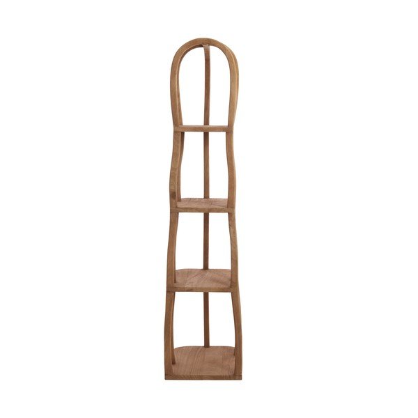 Scaffale di colore naturale in mango massiccio 53x175x40 cm Lowe – Light & Living-image-3