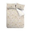 Set copripiumino e federa bianco e beige per letto singolo 135x200 cm Isadora Floral – Catherine Lansfield