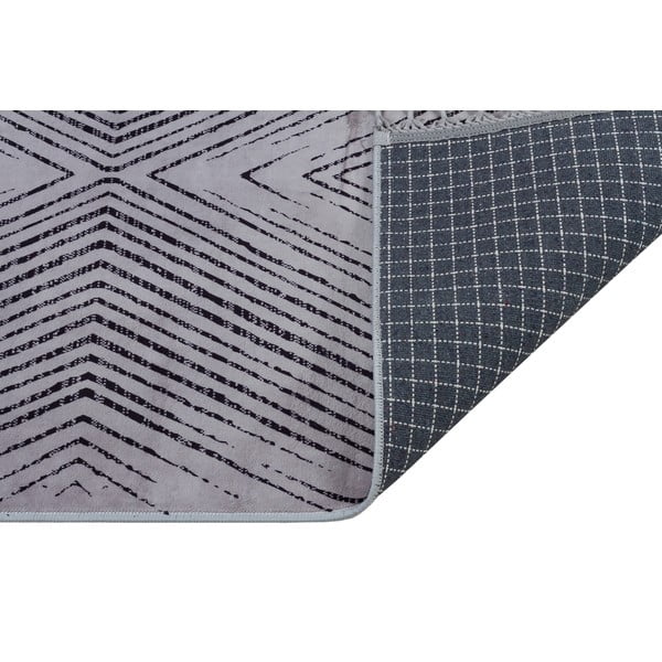 Tappeto grigio lavabile 300x100 cm - Vitaus-image-2