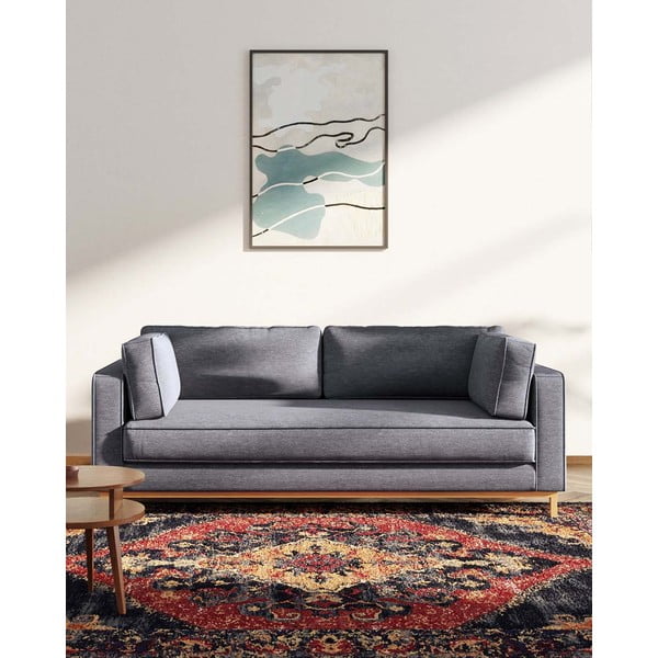 Divano grigio 222 cm Celerio - Ame Yens-image-1