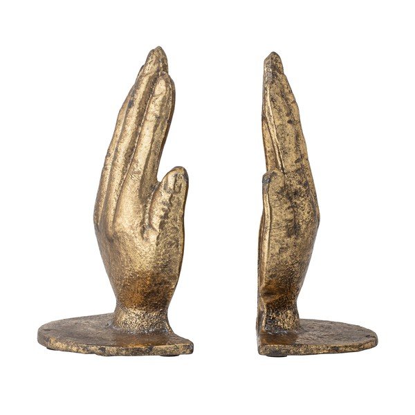 Set di 2 fermalibri in metallo, altezza 18 cm Anders - Bloomingville-image-3