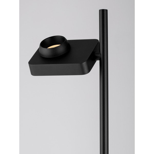 Lampada da terra LED nera in alluminio con struttura flessibile/con intensità regolabile (altezza totale 131 cm) Kedros – Nova Luce-image-3