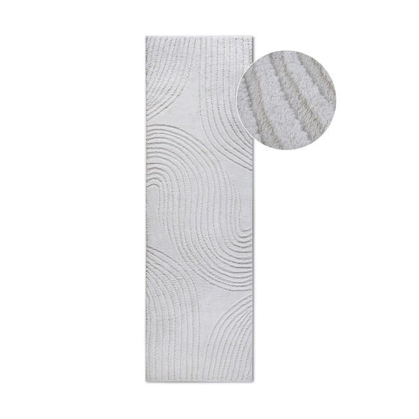 Passatoia color crema 80x240 cm Pigment Cream White - Elle Decoration