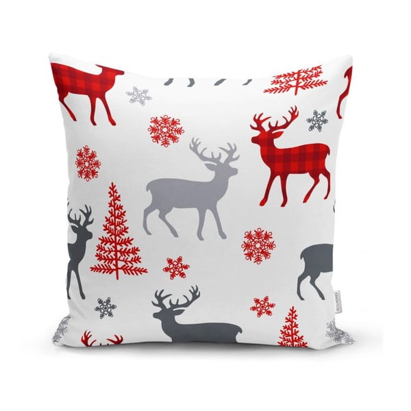Set di 4 federe natalizie e runner da tavola Ornamenti natalizi - Minimalist Cushion Covers-image-3