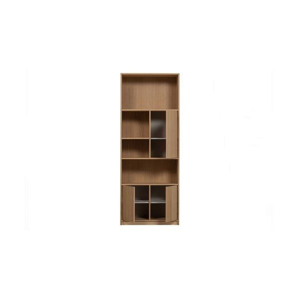 Libreria modulare in rovere naturale 77x199 cm Modulair - vtwonen-image-3