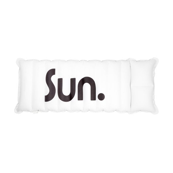 Bílé nafukovací lehátko Sunnylife Nouveau Bleu