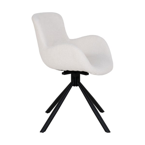 Set di sedie da pranzo bianca in imbottito con braccioli 2 pz Amorim – House Nordic-image-4