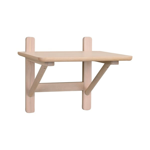 Comodino in rovere con mensole Camrose - Rowico-image-3