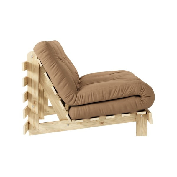 Divano letto marrone 140 cm Roots - Karup Design-image-4