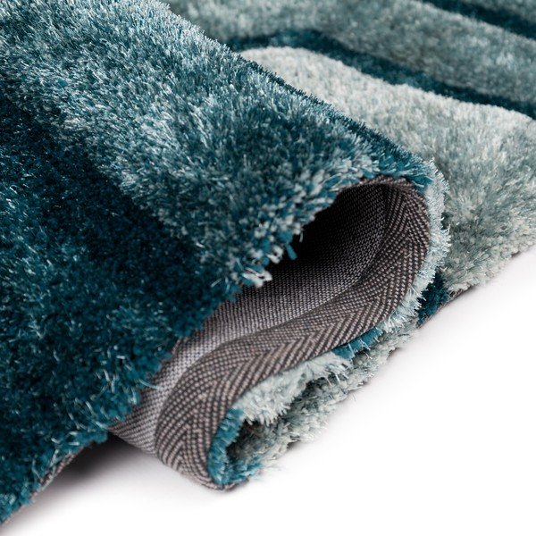 Tappeto blu-verde Hexagon Duck, 80 x 150 cm - Flair Rugs-image-4