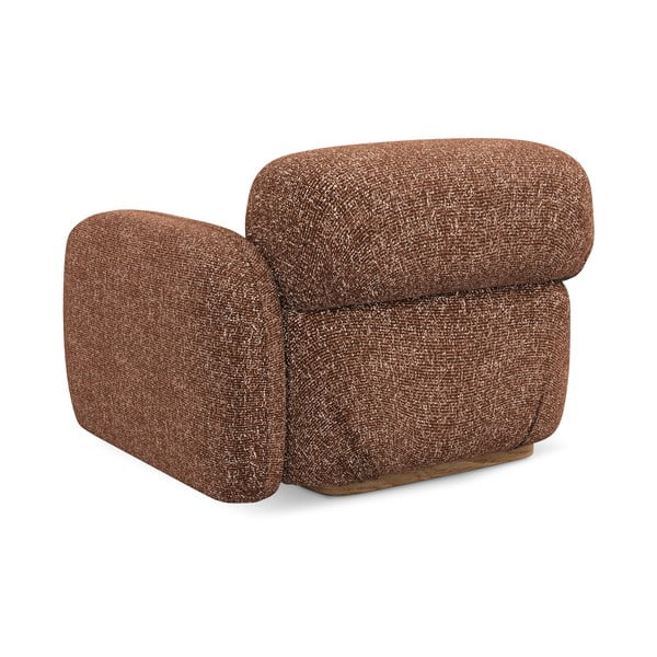 Parte divano componibile arancione/marrone (con penisola a destra) Ailani – Makamii-image-4