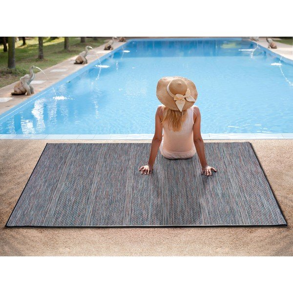 Tappeto per esterni blu scuro, 75 x 150 cm Bliss - Universal-image-1