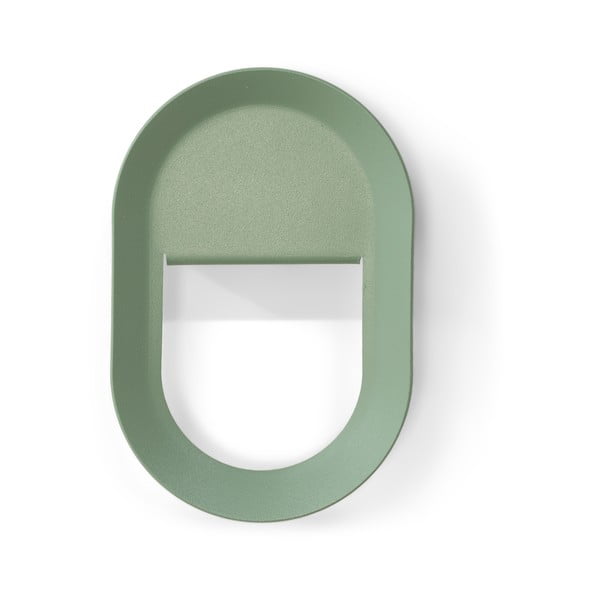 Gancio da parete verde polveroso in acciaio Coucou – Spinder Design-image-4