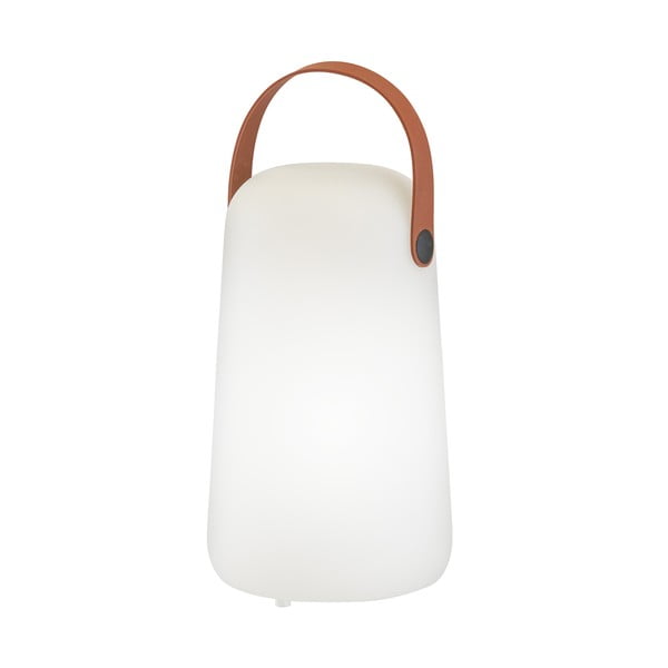 Lampada da tavolo LED bianco-marrone (altezza 21 cm) Collgar - Fischer & Honsel