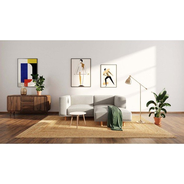 Divano angolare grigio chiaro (angolo destro) Kukumo - Ame Yens-image-3