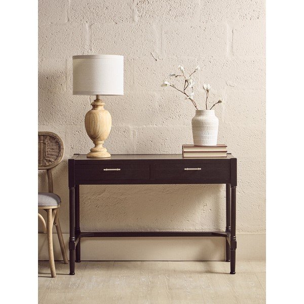 Scrivania in pino massiccio 48x107 cm Heritage – Premier Housewares-image-4