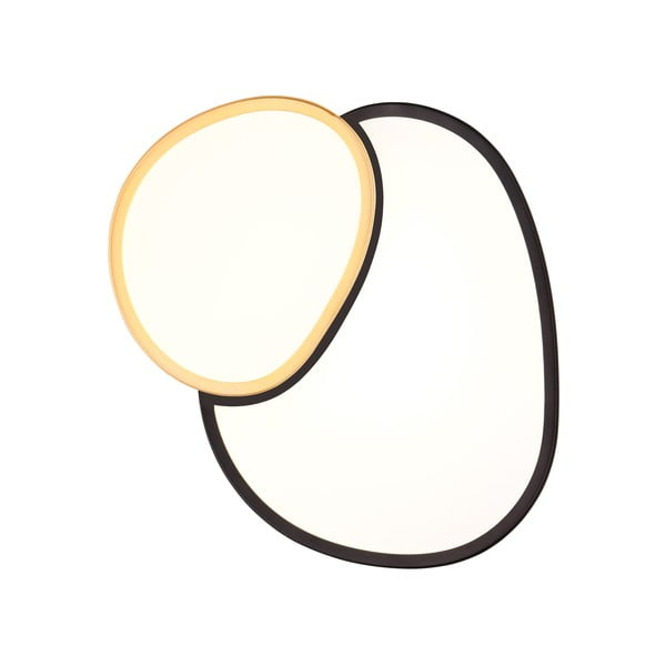 Plafoniera a LED in nero e oro 36x43,5 cm Rise - Trio-image-2