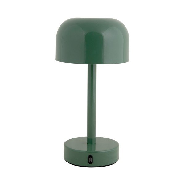 Lampada da tavolo a LED verde con paralume in metallo (altezza 24,5 cm) James - Leitmotiv-image-2