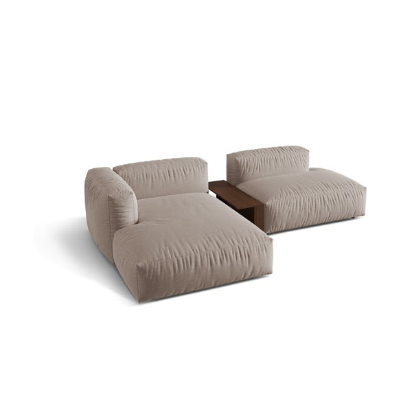 Divano angolare componibile beige (angolo sinistro) Martina - Micadoni Home-image-3