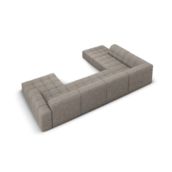 Divano angolare in grigio scuro (con penisola a sinistra/a forma di "U") Chicago – Cosmopolitan Design-image-4