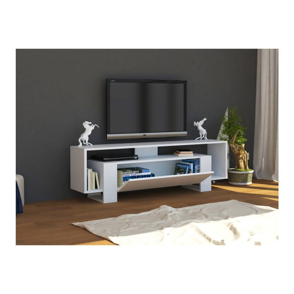 Cassettiera TV bianca Mery - Woody Fashion-image-4