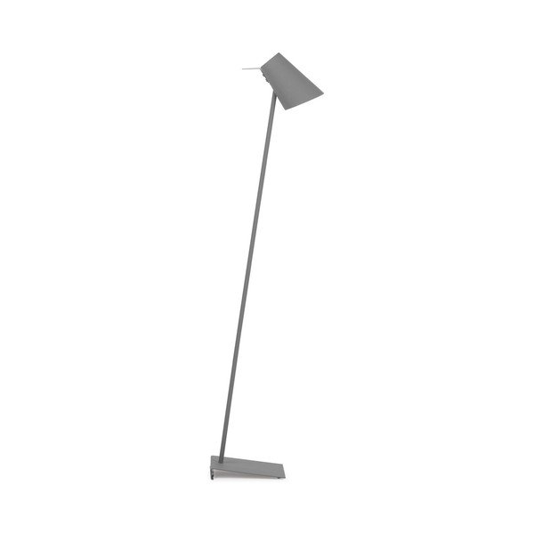 Lampada da terra grigia con paralume in metallo (altezza 140 cm) Cardiff - it's about RoMi