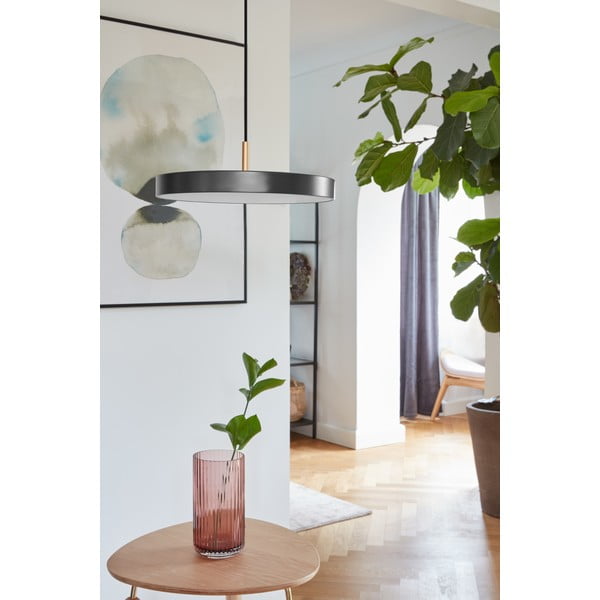 Antracite Apparecchio a sospensione LED con paralume in metallo ø 31 cm Asteria Mini - UMAGE-image-1