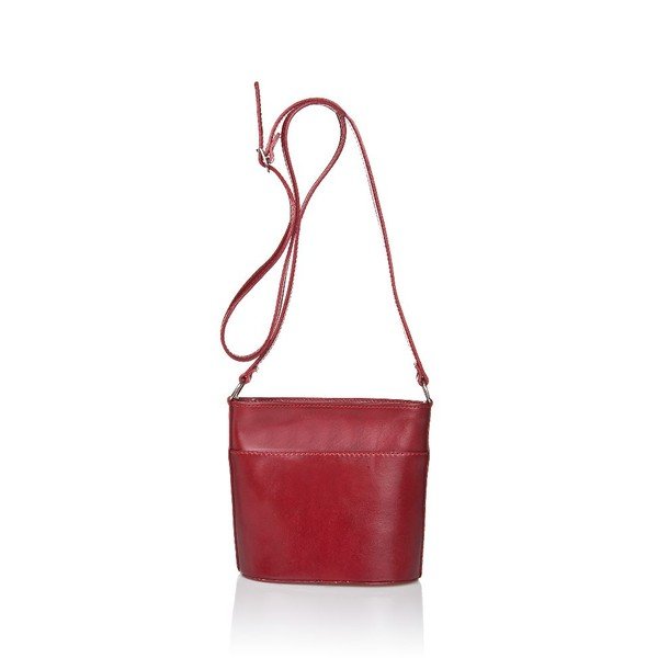 Mini borsa in pelle di vitello rossa - Markese-image-1