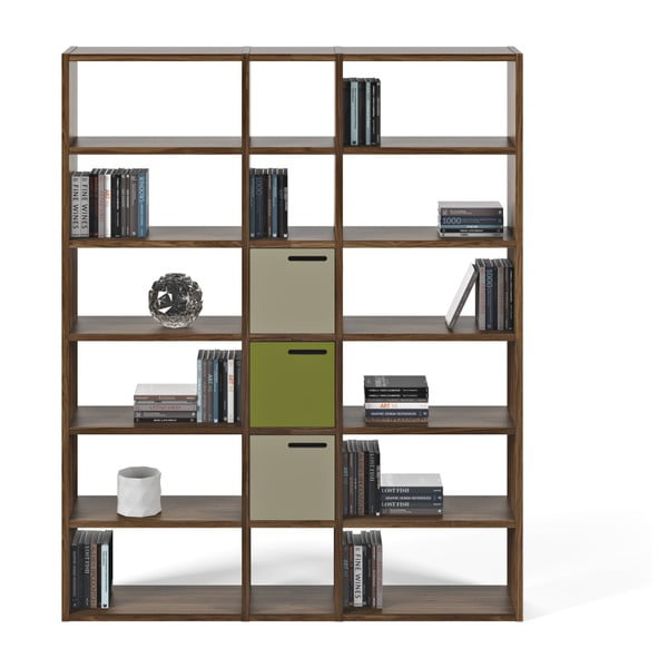 Libreria in noce 182x224 cm Pombal - TemaHome-image-3