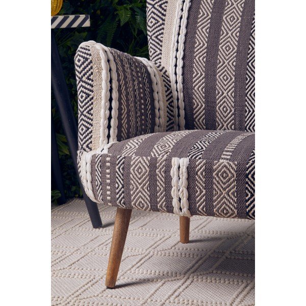 Poltrona grigia/marrone Cefena – Premier Housewares-image-3
