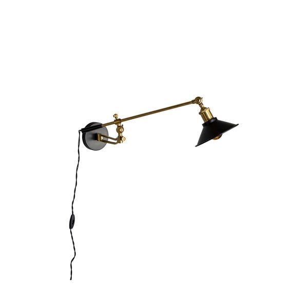 Lampada da parete in nero e oro Penelope - Dutchbone-image-2
