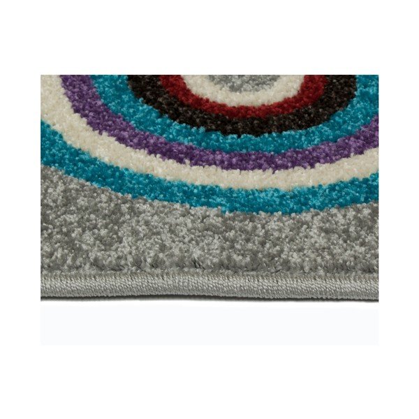 Tappeto grigio Boras Circles, 67 x 250 cm - Universal-image-2