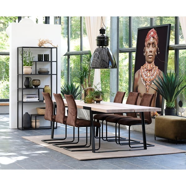 Libreria in metallo nero 85x188 cm Lite - Canett-image-4