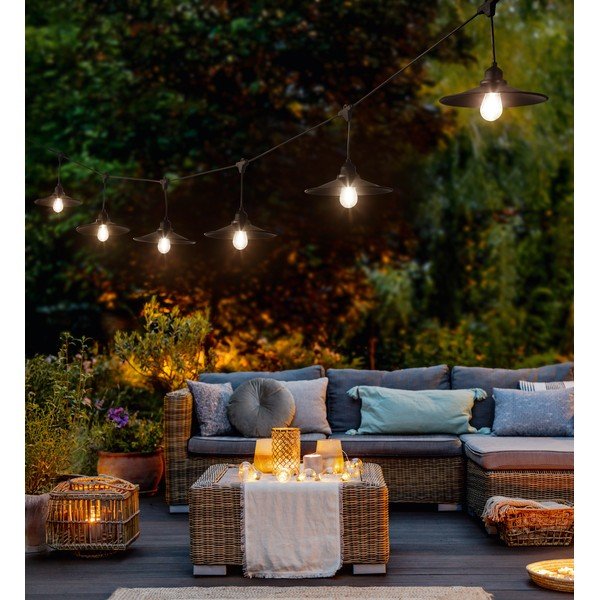 Catena luminosa numero lampadine 10 pz lunghezza totale 650 cm Chain – Reality-image-1