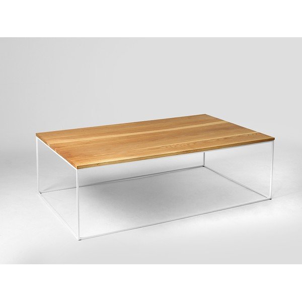 Tavolino con struttura bianca Custom Form , 100 x 60 cm Tensio - CustomForm