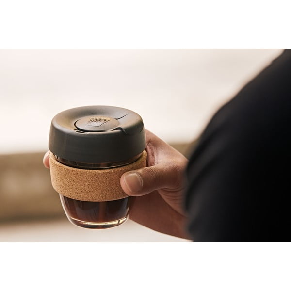 Tazza da viaggio nero-marrone 227 ml Brew Cork Nitro S - KeepCup-image-1