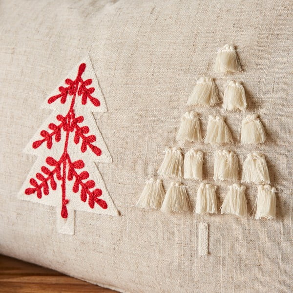 Cuscino decorativo con motivo natalizio 30x50 cm Christmas Tree - Catherine Lansfield-image-2