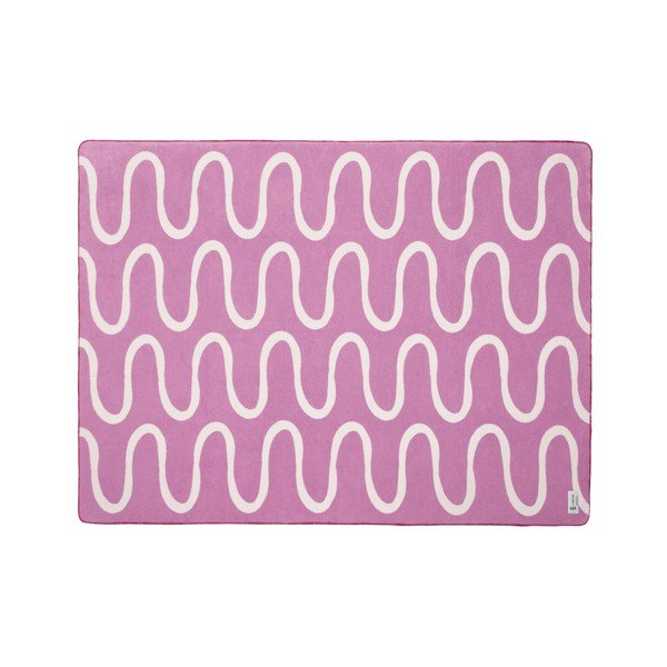 Coperta rosa 150x200 cm Swirl – noo.ma