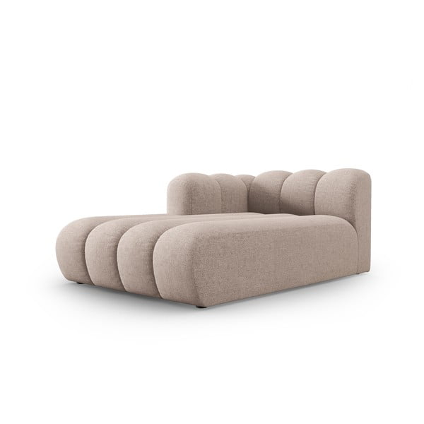 Chaise longue componibile beige (con penisola a sinistra) Lupine – Micadoni Home-image-2