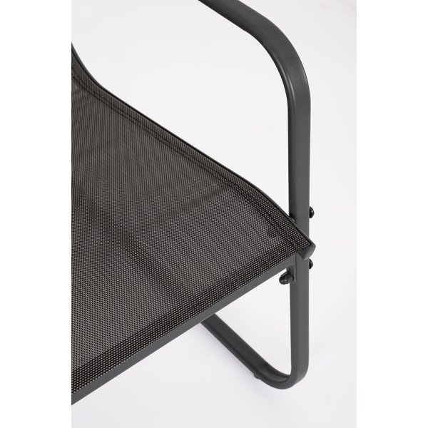 Set di mobili da giardino color antracite in acciaio per 4 persone Gonzalo – Bizzotto-image-4