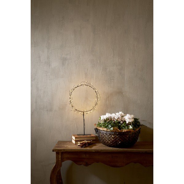 Decorazione luminosa nera con motivo natalizio ø 24 cm Nike - Star Trading-image-2