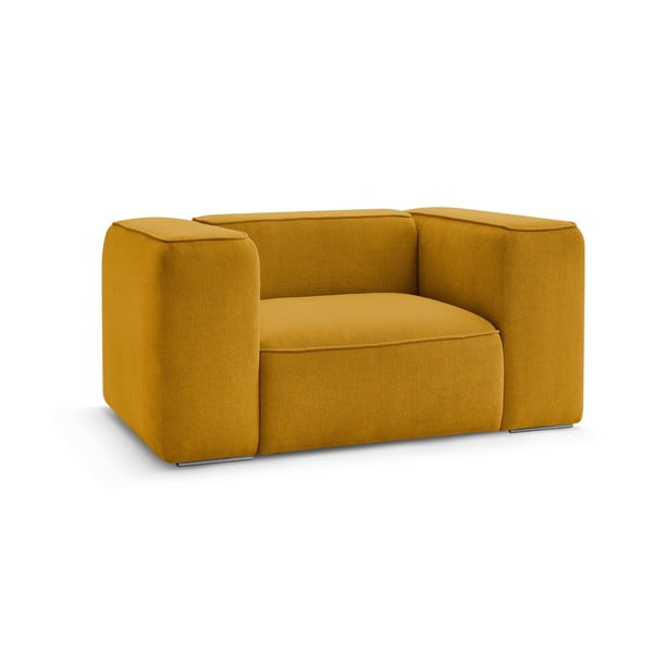 Poltrona in giallo ocra Zephyr – Bobochic Paris
