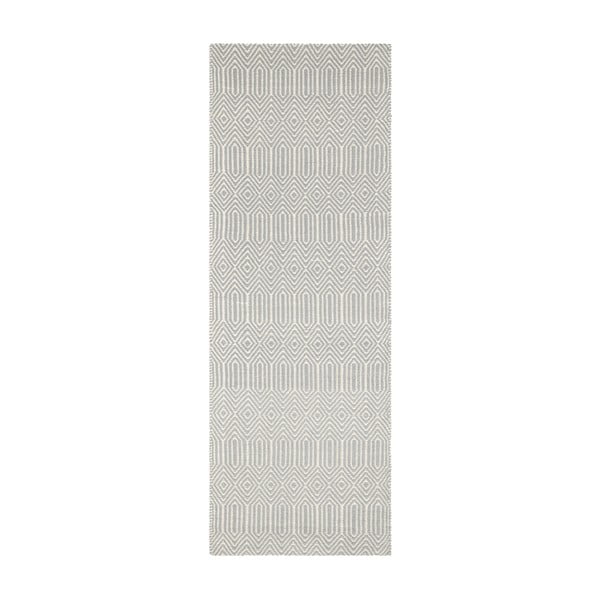 Tappeto in lana grigio chiaro 66x200 cm Sloan - Asiatic Carpets