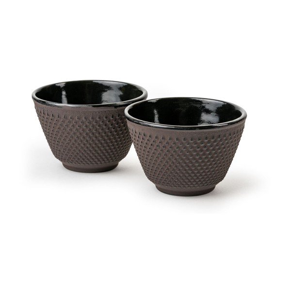 Tazzine in set burgundy in ghisa 2 pz 100 ml Xilin – Bredemeijer